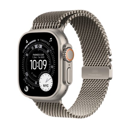 Apple Watch Ultra 3 Titanium Milanese Loop - 49mm GPS + Cell